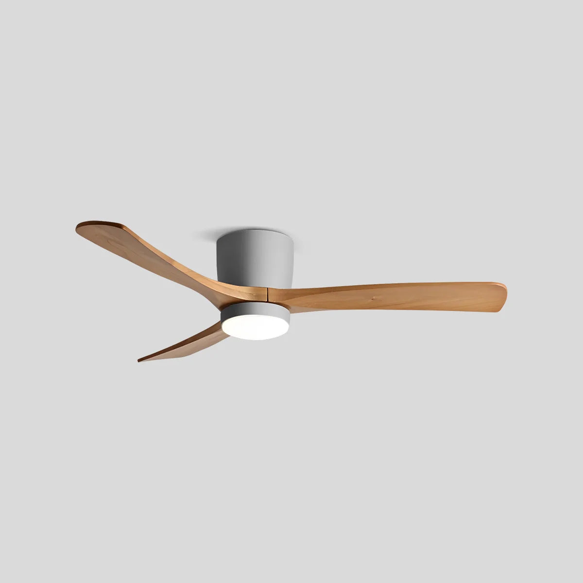 Eloer Large Low Profile Ceiling Fan with Light