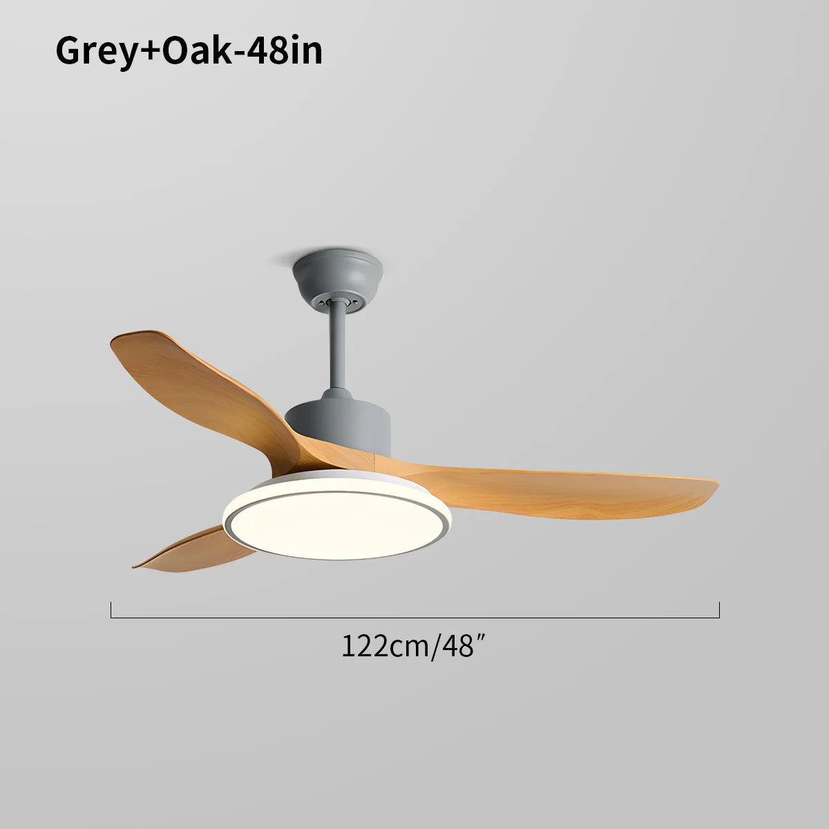 Eloer Modern 3 Blade Ceiling Fan with Light