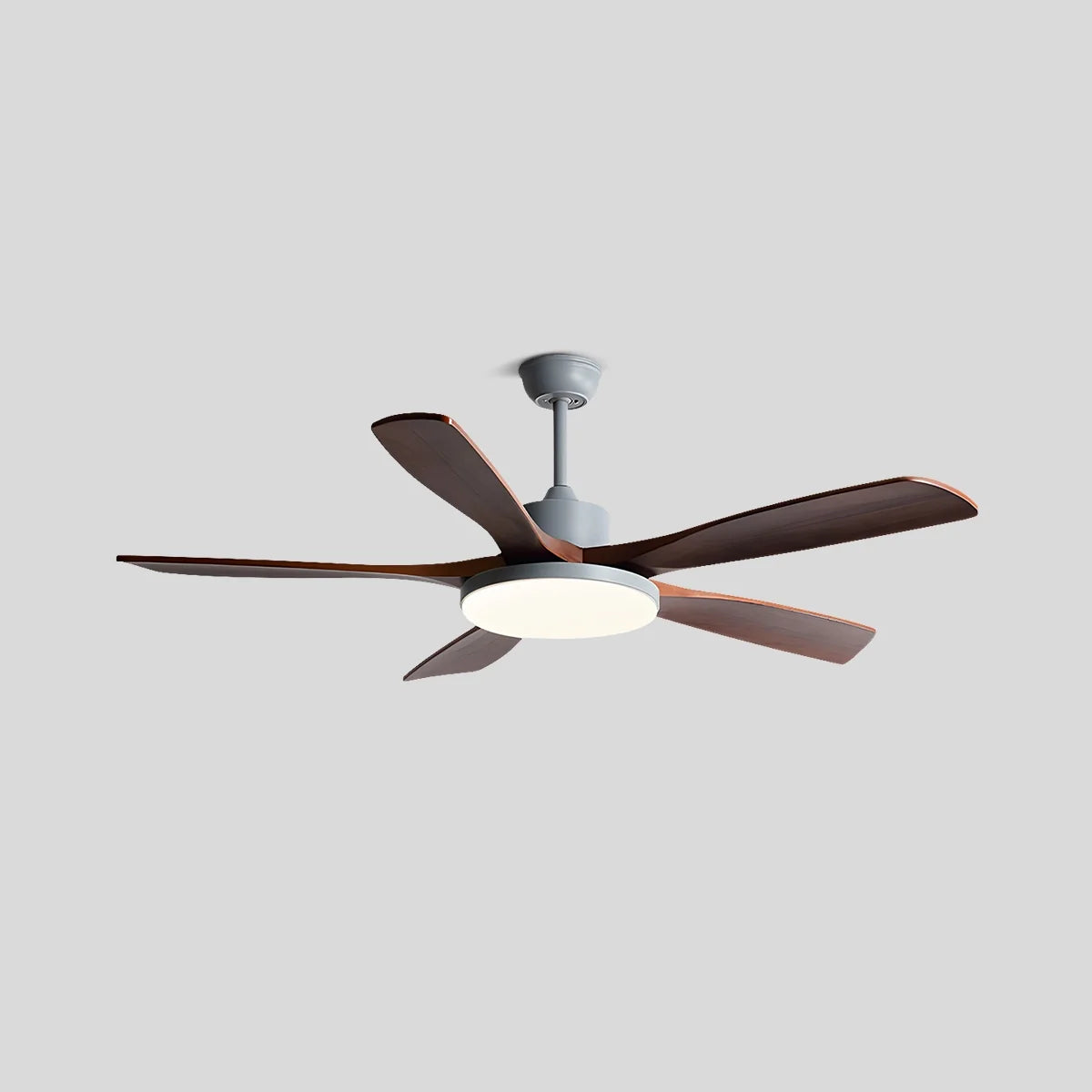 Eloer Minimalist Ceiling Fan with Light for Living Room