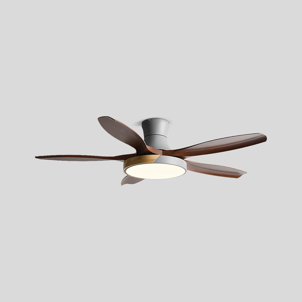 Luvori Nordic 5-Blade LED Ceiling Fan Light