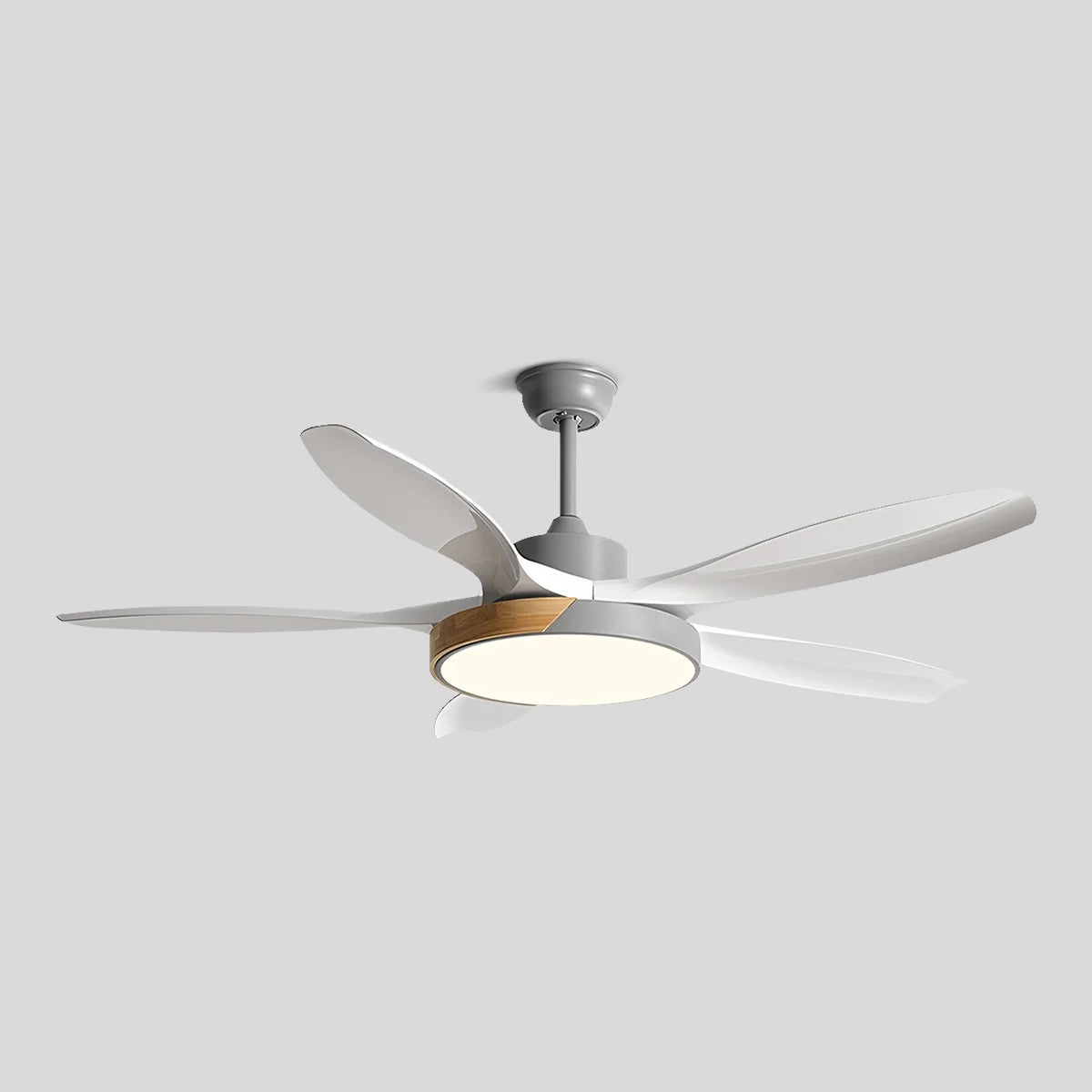 Luvori Nordic Living Room Ceiling Fan with Light