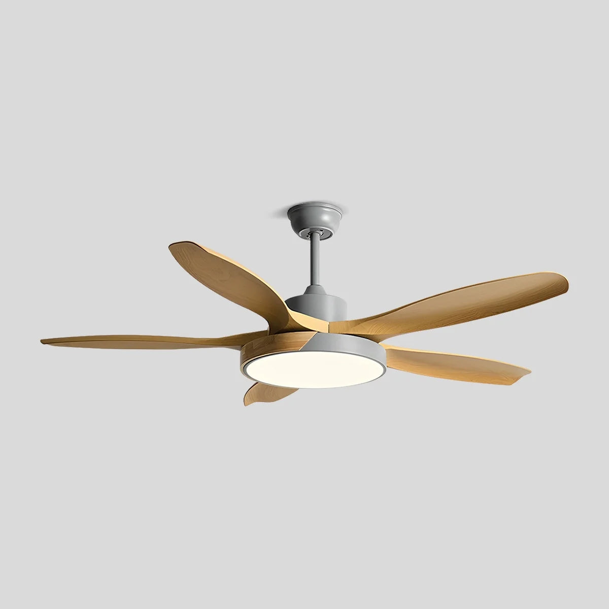 Luvori Nordic Living Room Ceiling Fan with Light
