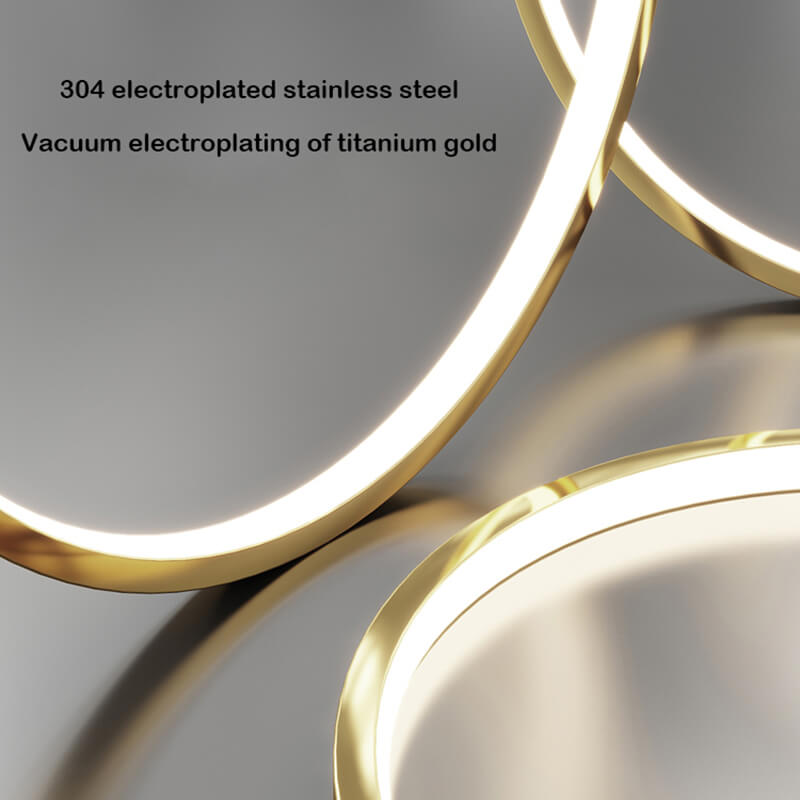 Eloer Large Tiered Ring Foyer Chandelier