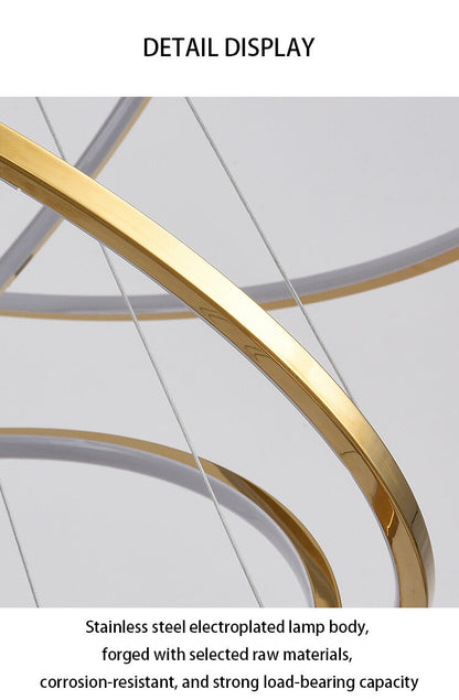 Eloer Large Tiered Ring Foyer Chandelier