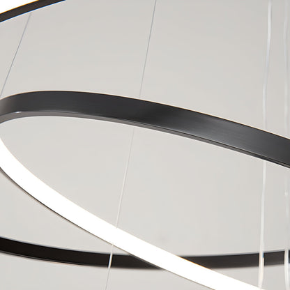 Eloer Large Tiered Ring Foyer Chandelier