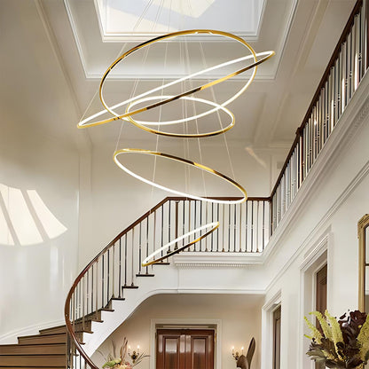 Eloer Large Tiered Ring Foyer Chandelier