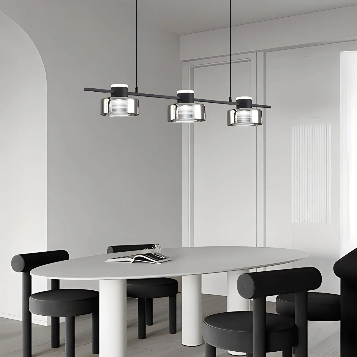 Eloer Light Luxury Creative Glass Chandelier