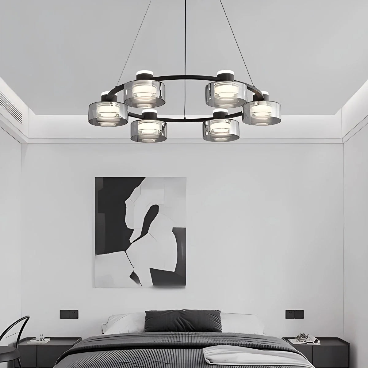 Eloer Light Luxury Creative Glass Chandelier
