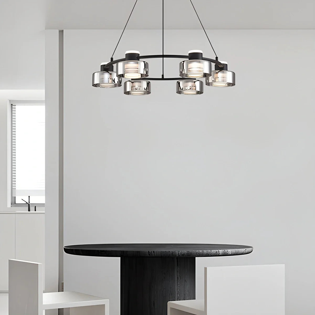 Eloer Light Luxury Creative Glass Chandelier