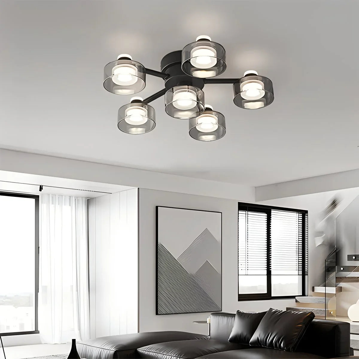Eloer Light Luxury Creative Glass Chandelier