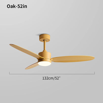 Eloer 3-Blade Ceiling Fan With Light for Bedroom