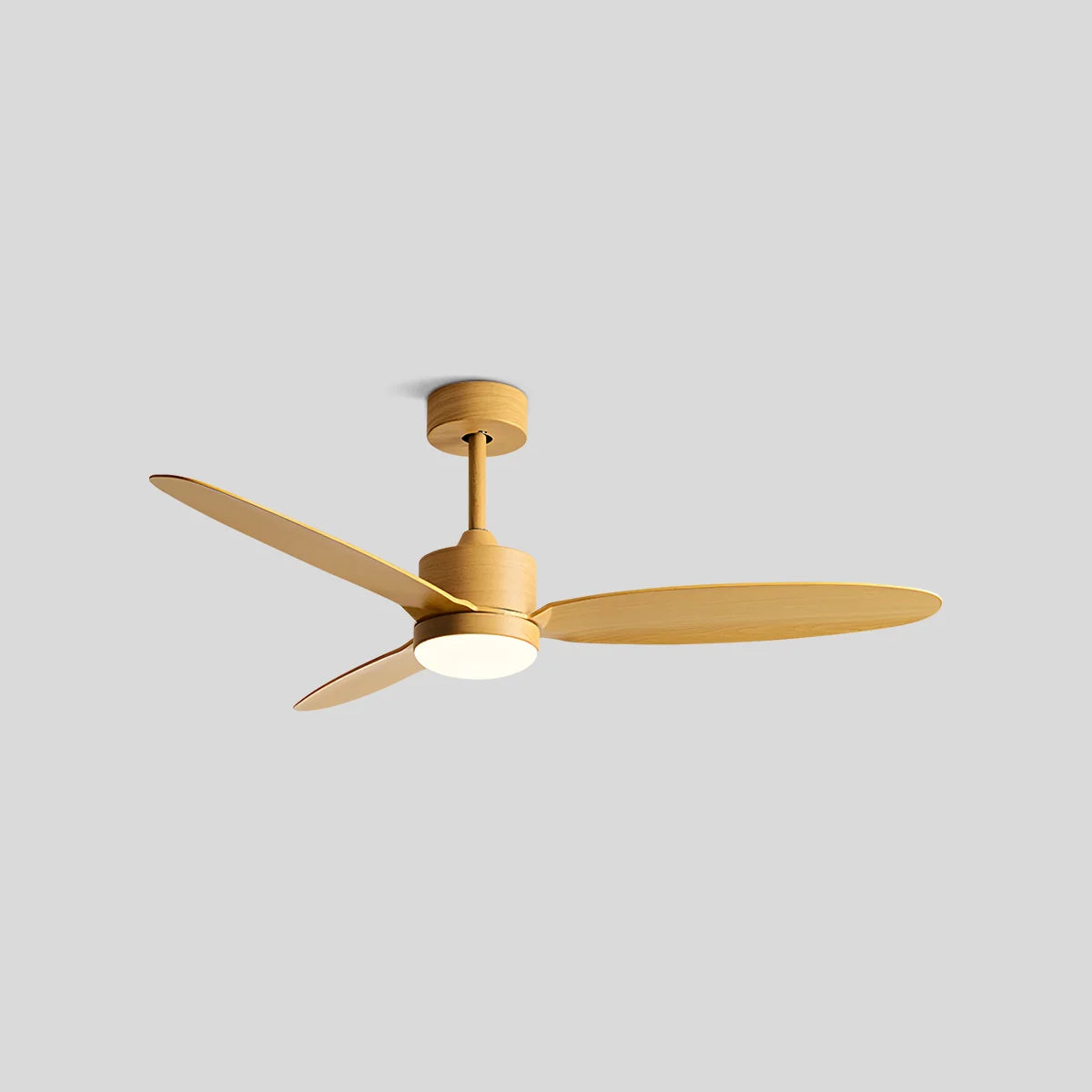 Eloer 3-Blade Ceiling Fan With Light for Bedroom