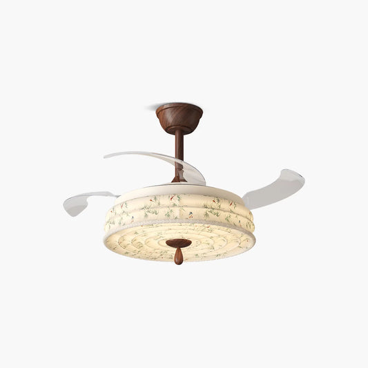 Eloer Fabric Silent Invisible Ceiling Fan Light