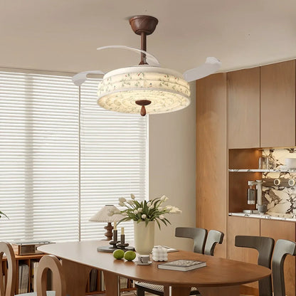 Eloer Fabric Silent Invisible Ceiling Fan Light