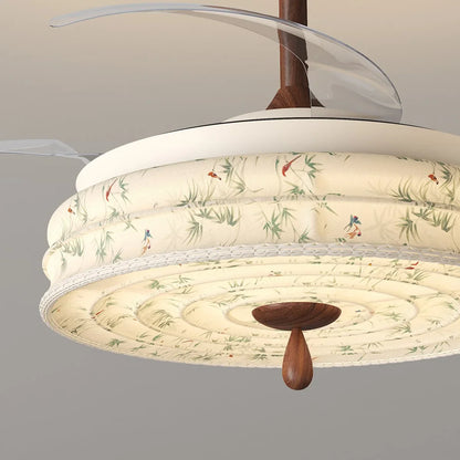 Eloer Fabric Silent Invisible Ceiling Fan Light