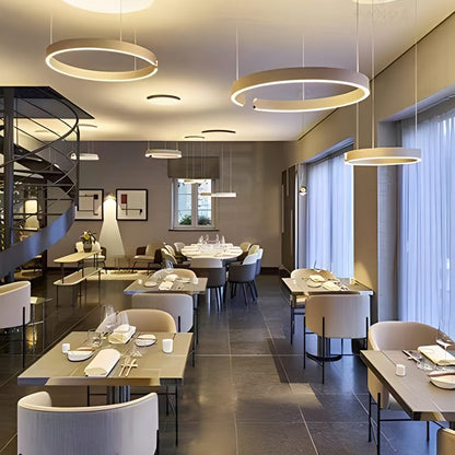 Eloer Modern Ring LED Chandelier for Living Room