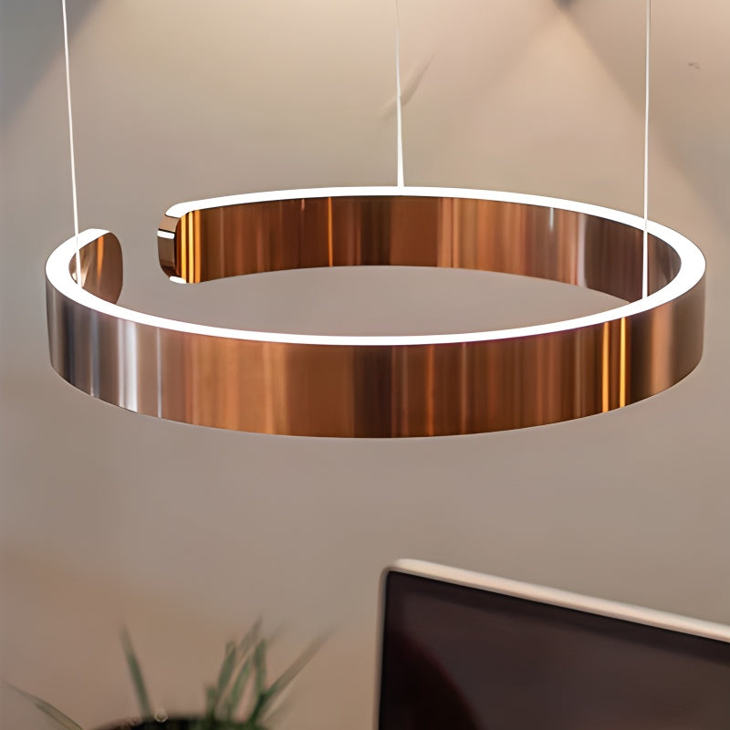 Eloer Modern Ring LED Chandelier for Living Room