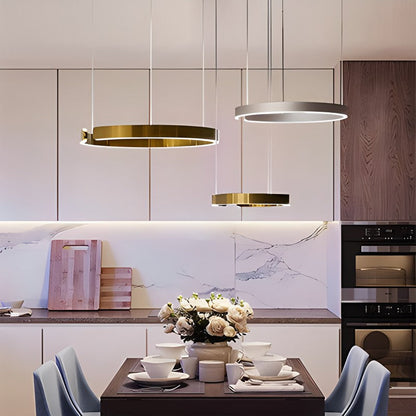 Eloer Modern Ring LED Chandelier for Living Room