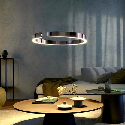 Eloer Modern Ring LED Chandelier for Living Room