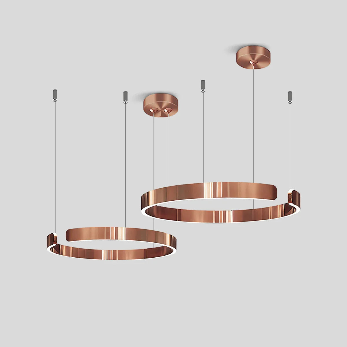 Eloer Modern Ring LED Chandelier for Living Room