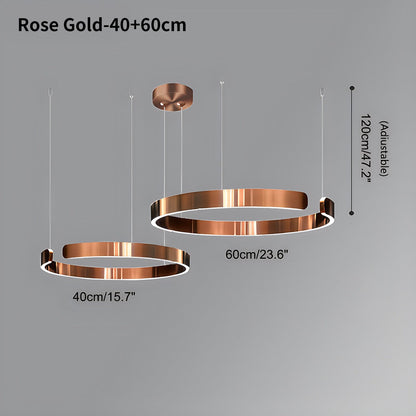 Eloer Modern Ring LED Chandelier for Living Room