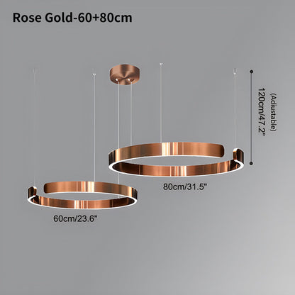 Eloer Modern Ring LED Chandelier for Living Room