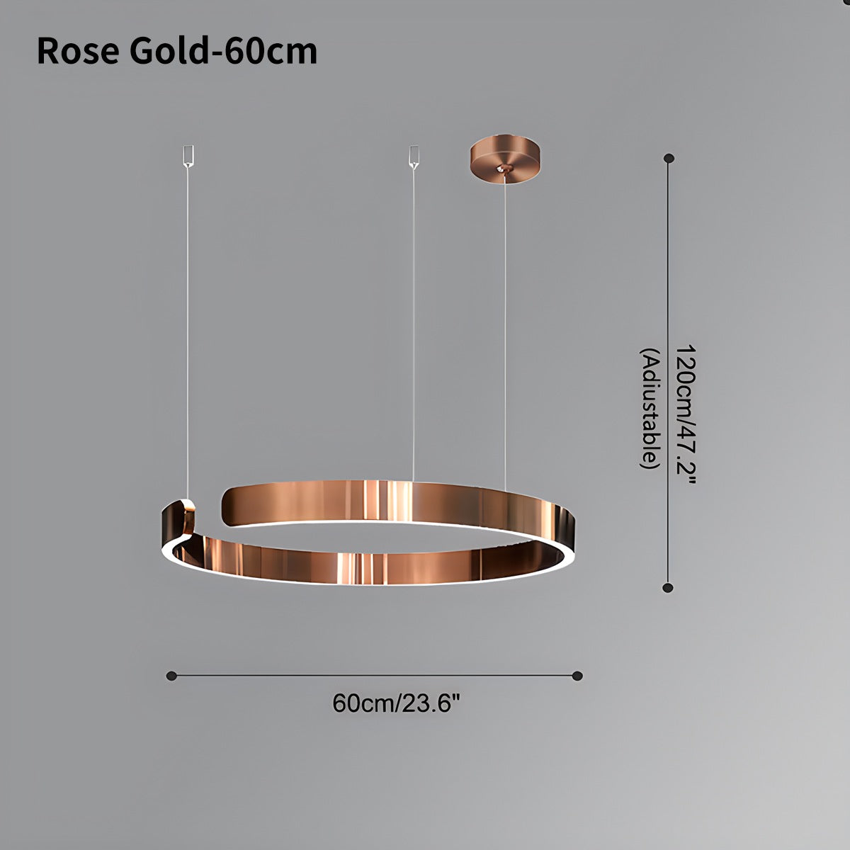 Eloer Modern Ring LED Chandelier for Living Room