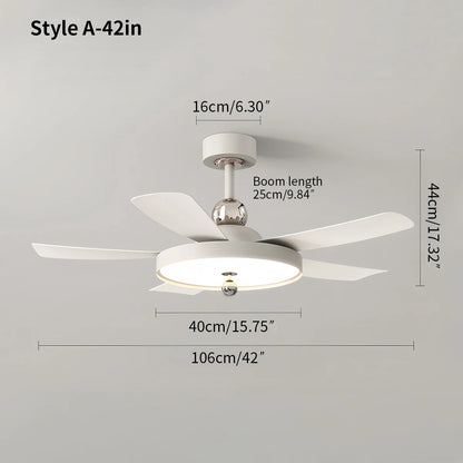 Eloer Silent Ceiling Fan with Light & Remote Control