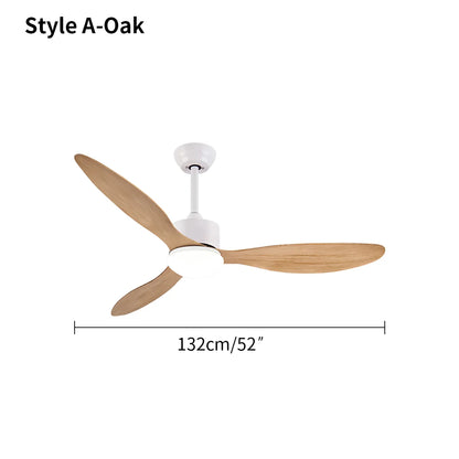 Eloer 3 Blade Modern Ceiling Fan with Light