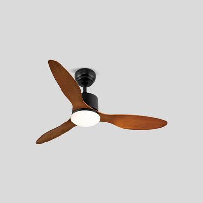 Eloer 3 Blade Modern Ceiling Fan with Light