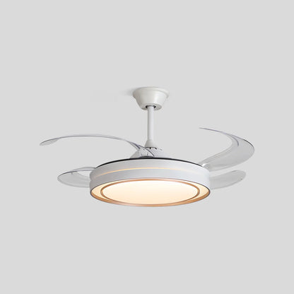 Eloer Modern Round Ceiling Fan Light with Remote Control