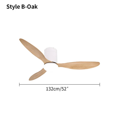 Eloer 3 Blade Modern Ceiling Fan with Light