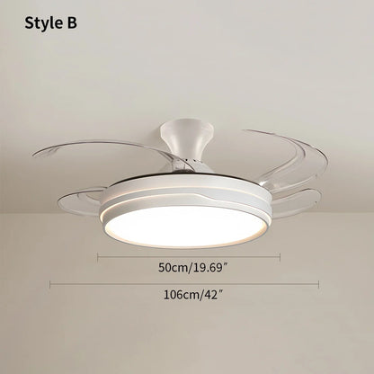 Eloer LED Ceiling Fan Light with Remote Control