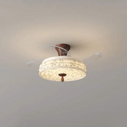 Eloer Fabric Silent Invisible Ceiling Fan Light