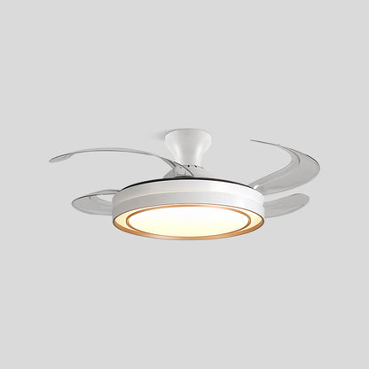 Eloer Modern Round Ceiling Fan Light with Remote Control