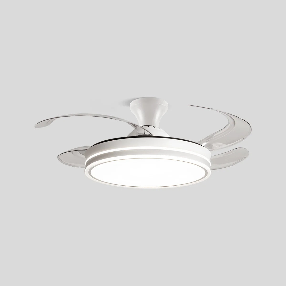 Eloer Modern Ceiling Fan with LED Light & Remote Control