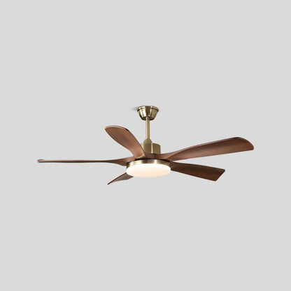 Eloer Modern 5-leaf Remote Control Ceiling Fan Light