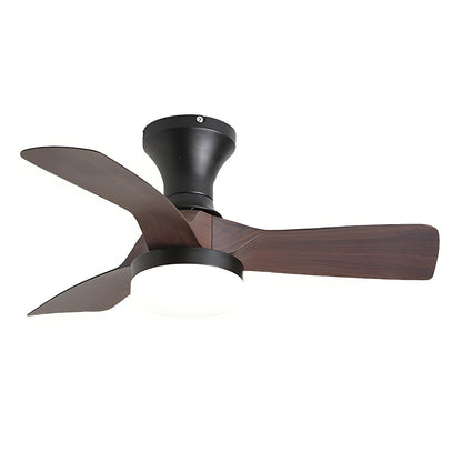 Eloer Small Propeller Ceiling Fan With Light for Bedroom