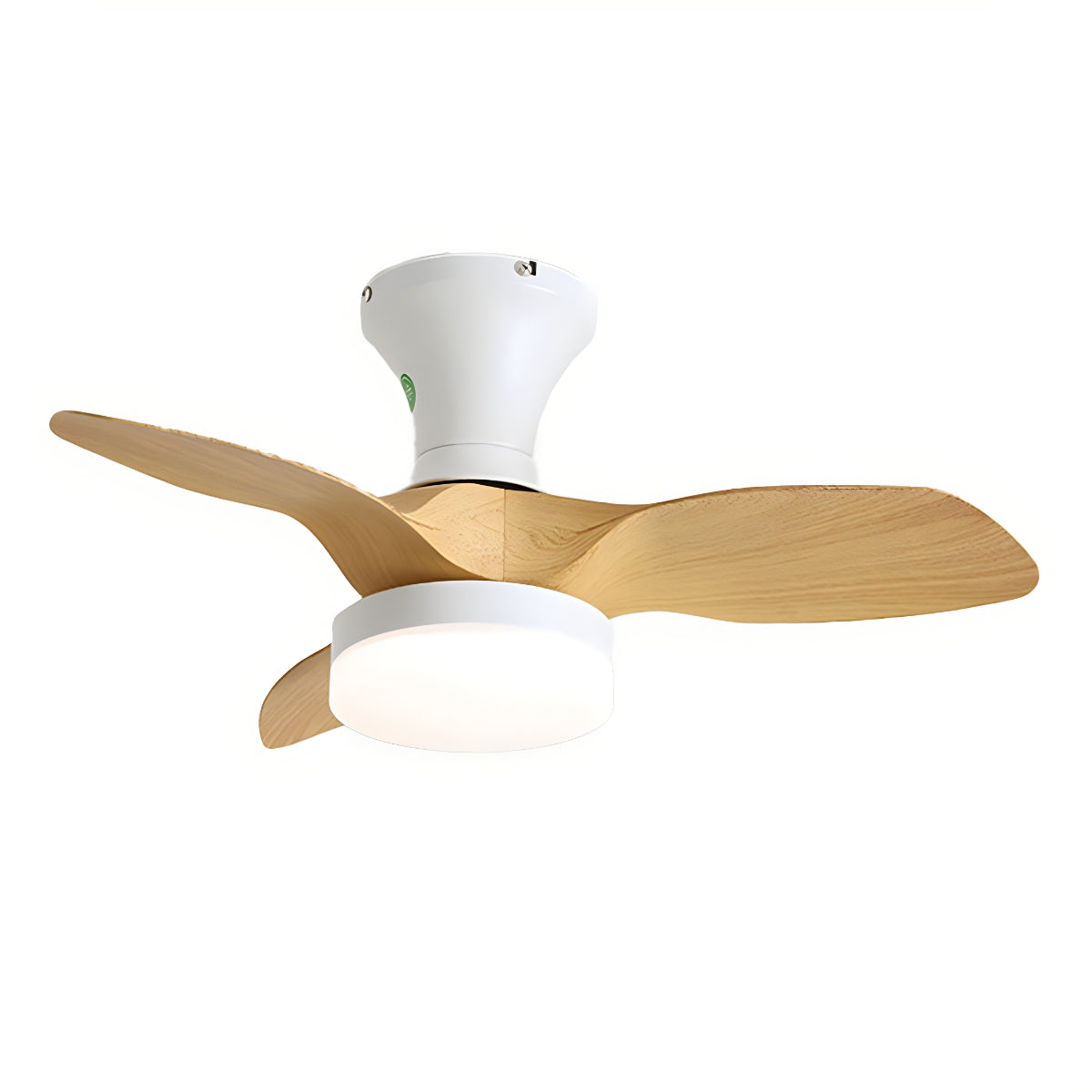 Eloer Small Propeller Ceiling Fan With Light for Bedroom
