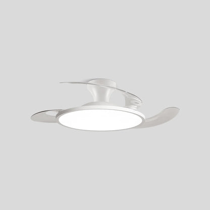 Eloer Silent Remote Control White Ceiling Fan Light