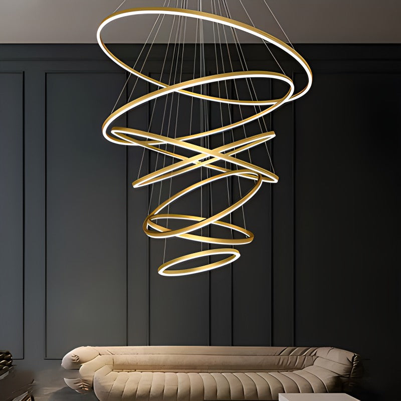 Eloer Tiered Ring Chandelier for Dining Room