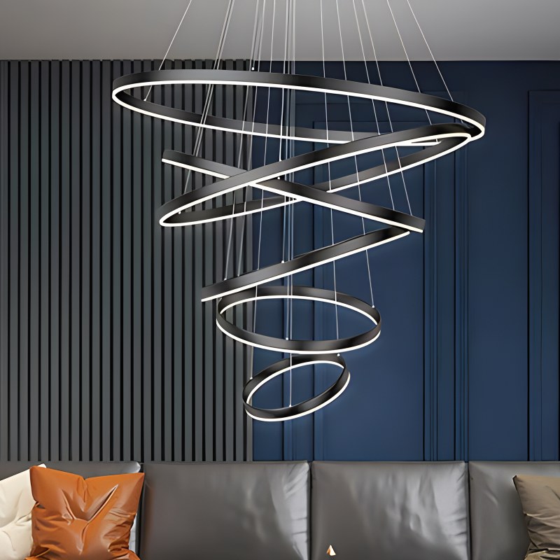 Eloer Tiered Ring Chandelier for Dining Room