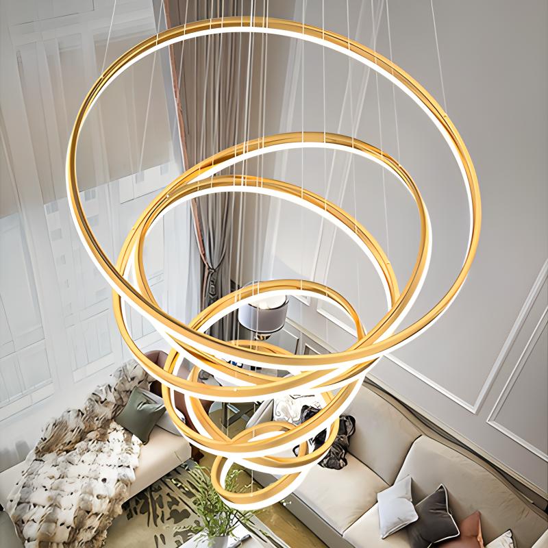 Eloer Tiered Ring Chandelier for Dining Room