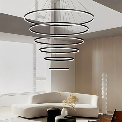 Eloer Tiered Ring Chandelier for Dining Room
