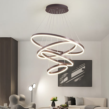 Eloer Tiered Ring Chandelier for Dining Room