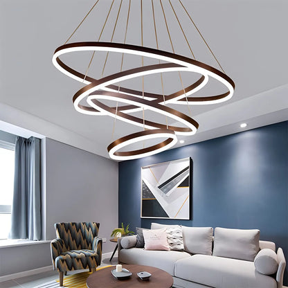 Eloer Tiered Ring Chandelier for Dining Room