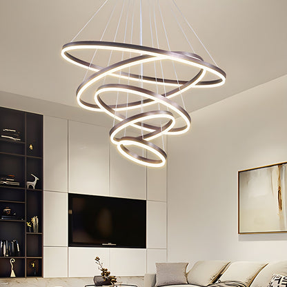 Eloer Tiered Ring Chandelier for Dining Room
