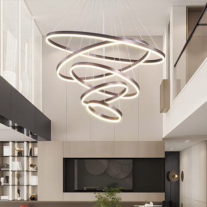 Eloer Tiered Ring Chandelier for Dining Room