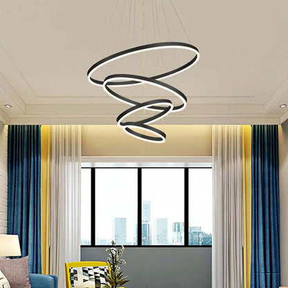 Eloer Tiered Ring Chandelier for Dining Room