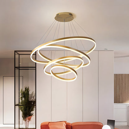 Eloer Tiered Ring Chandelier for Dining Room
